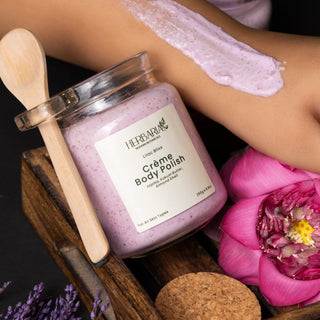 Lilac Bliss | Body Polish (250gm), 100%Vegan - Almond Shell,Kokum Butter,Jojoba Extract