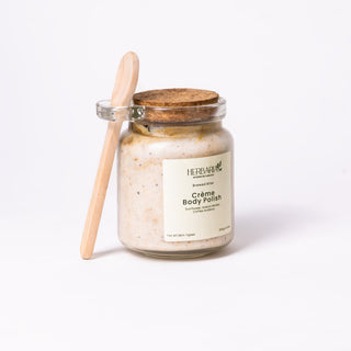 Herbaria Modern Botanicals Brewed Bliss Body Polish cream-based, lightweight, coffee-infused, vegan, luxurious skincare