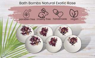 Petal Pop | Bath Bomb (80GM), 100% Vegan- French Rose, Bubbling Mineral Salt, Lemon Extract & Sweet Almond Oil