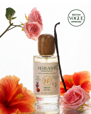 Sugar Wood| Hair & Body Parfum Mist (110ml), 100% Vegan – Saffron, Litchi, Vanilla, Amberwood
