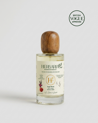 Sugar Wood| Hair & Body Parfum Mist (110ml), 100% Vegan – Saffron, Litchi, Vanilla, Amberwood