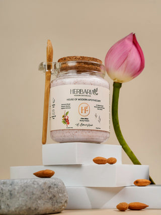 Lilac Bliss | Body Polish (250gm), 100%Vegan - Almond Shell,Kokum Butter,Jojoba Extract
