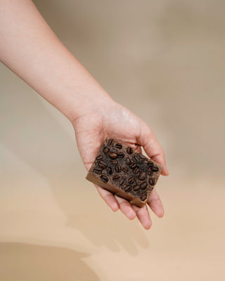 Latté Lather | Artisanal Soap Bar (150gm), 100% Vegan - Coffea Arabica, Kokum Butter, Theobroma Cacao