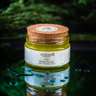 Fruit Bomb | Body Scrub (200gm), 100%Vegan - Vanilla Pod, Tiare Flower, Orange Oil