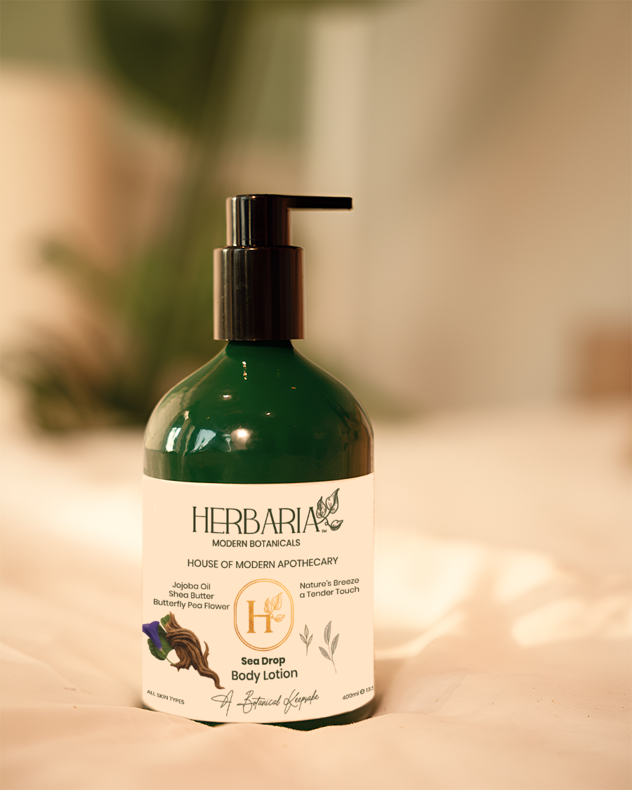 Sea Drop | Body Lotion (400ml), 100%Vegan – Jojoba Oil, Shea Butter, B
