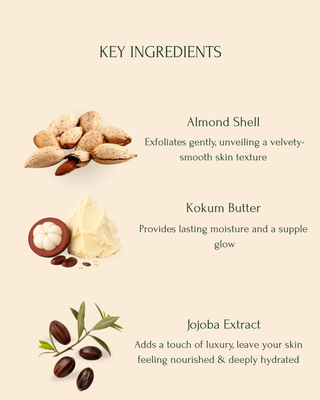 Lilac Bliss | Body Polish (250gm), 100%Vegan - Almond Shell,Kokum Butter,Jojoba Extract