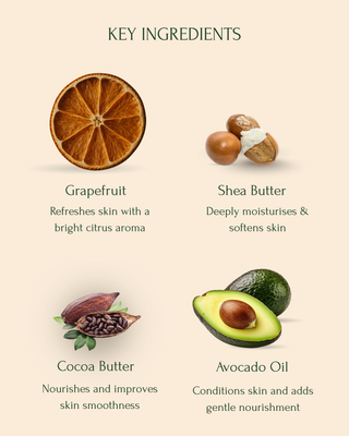 Tangy Orchard | Artisinal Soap Bar (100gm), 100% Vegan - Grapefruit, Shea Butter, Avocado Oil, Cocoa Butter