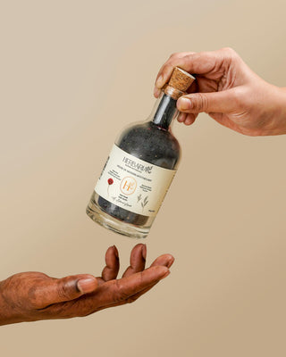 NOIR Soak | Milk Bath (250gm), 100% Vegan - Maris Sal, English Lavender, Coconut Fruit Powder