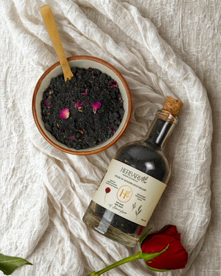 NOIR Soak | Milk Bath (250gm), 100% Vegan - Maris Sal, English Lavender, Coconut Fruit Powder