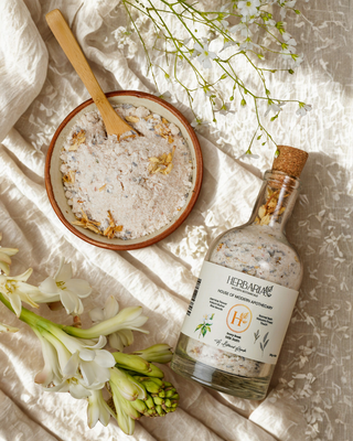 Ivory Soak | Milk Bath (250gm), 100%Vegan - Jasmine Flower, Kokum Butter, Rice Beads