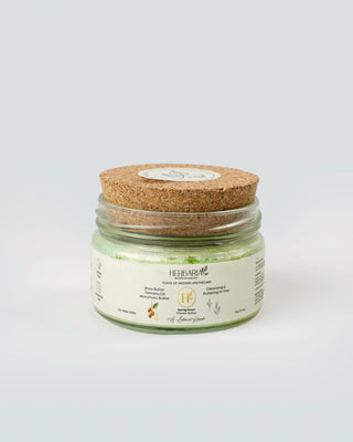 Spring Green | Shower Butter (120gm), 100%Vegan - Shea Butter, Tamanu Oil, Murumuru Butter
