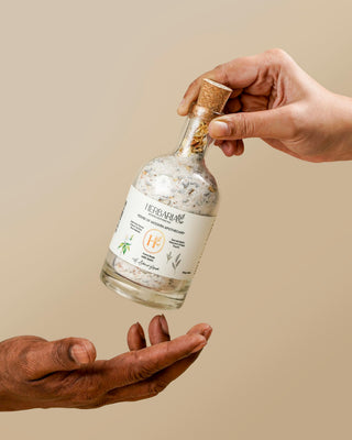 Ivory Soak | Milk Bath (250gm), 100%Vegan - Jasmine Flower, Kokum Butter, Rice Beads