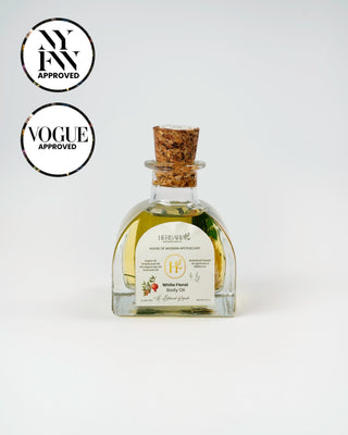 White Floral | BODY OIL (100ml), 100%Vegan - Argan Oil, Grapeseed Oil,Pomergranate Oil & Avocado Oil